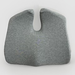 Cushion Lab Patented Pressure Relief Seat Cushion, Memory Foam, Gray USA Made