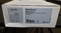 20 Coloplast 15521 SenSura EasiClose Ostomy Pouch 1pc System 1BX/20EA Exp 2028