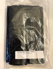 Fortis Entrust 6903 Ostomy Care Pouch Disposable Black Trash Bags 8×8″ Zip Seal