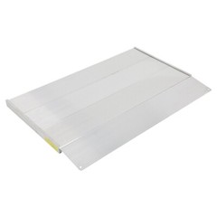 4.38″H 700lbs Capacity Threshold Ramp Bridge Portable Aluminum Angled Entry
