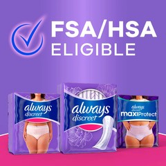 Incontinence Pads, Moderate Absorbency, Long 54 Count