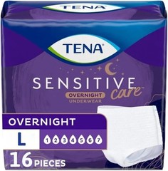 14ct Sensitive Care Overnight Incontinence Underwear Adult diapers 39in–52in