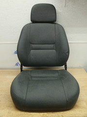 Folding 18″ Seat w/ Telescoping Headrest for RASCAL Power Chairs — GRAY Cushion