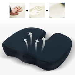Gel Memory Foam Seat Cushion Chair Car Seat Pad f Long Sitting Pressure Relief