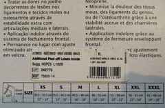 X2 Actimove Knee Brace Wrap Around, Simple Hinges, Condyle Pads XL Black NIB Lot