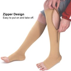Compression Socks Support Graduated Stockings Men Women 20-30mmHg Nylon Sleeves