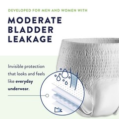 Prevail Per-fit Daily Underwear, Disposable, Large (44 in – 58 in) 20 Count
