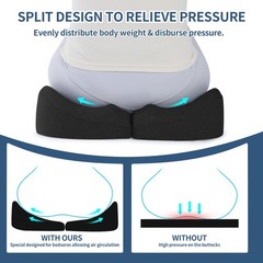 BALAPET Memory Foam Bed Sore Cushions for Butt, Ergonomic Bedsore Pressure Re…