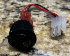 ACORN 180 CURVED STAIRLIFT REPLACEMENT ON/OFF SWITCH FOR FRONT PANEL COVER.