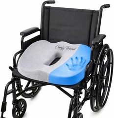 ComfyFriend Patented Ultimate Comfort X-Large Gel Infused Memory Foam Cushion