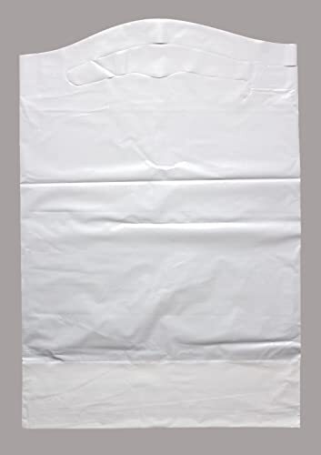 Sandhill Tools 100 Pack Disposable Adult Bibs with Pocket for Catching Messes