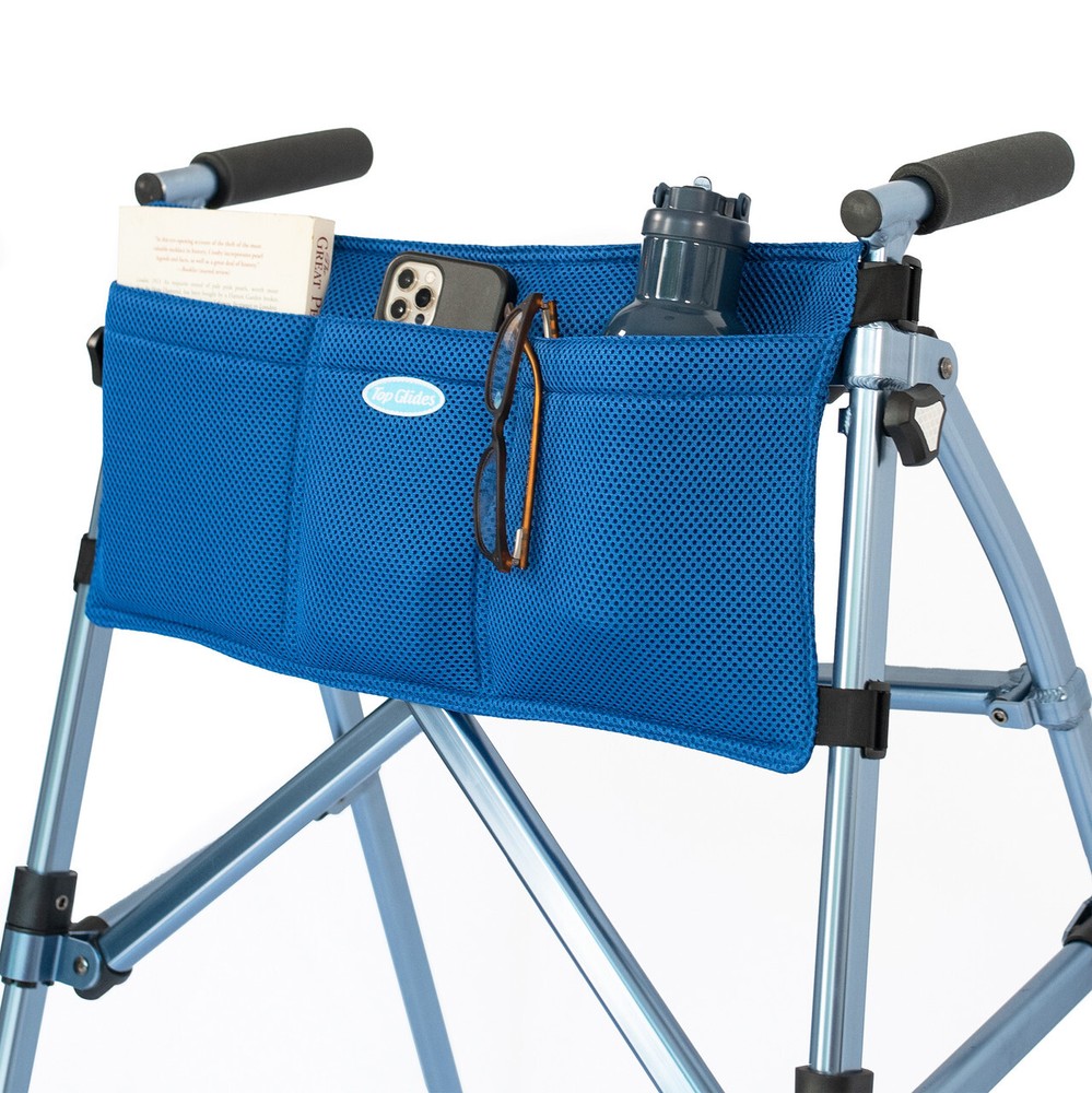 Top Glides 5-Pocket Carry-All Pouch for Stander Folding Walkers – All Colors