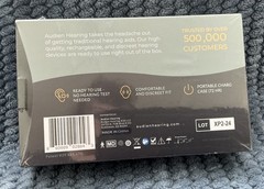 Audien Atom Pro 2 Rechargeable OTC Hearing Aids In-Ear Sound Amplifier UV Case