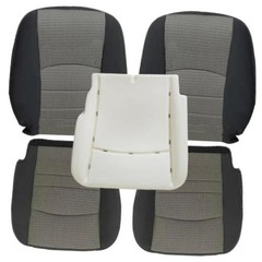 Driver & Passenger Bottom Front Seat 5PCS Bottom & Top Lean Back & Driver Foam