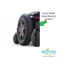Caster Wheel SWIVEL Bearing for Pride Quantum Edge 2.0 3 X HD Wheelchair