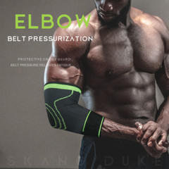 Elbow Sleeve Brace Wrap Adjustable Support Arm Arthritis Tendonitis Pain Relief