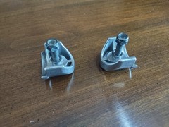 Quickie 2 Wheelchair Receptacles for Leg Rests From 2018 Model w/ Hardware