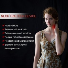 Neck Stretcher for Pain Relief & Cervical Traction – Massager & Relaxer