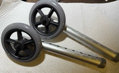 DRIVE MEDICAL SUPPLY Universal 5″ Walker Wheels 350 Lb Weight Limit
