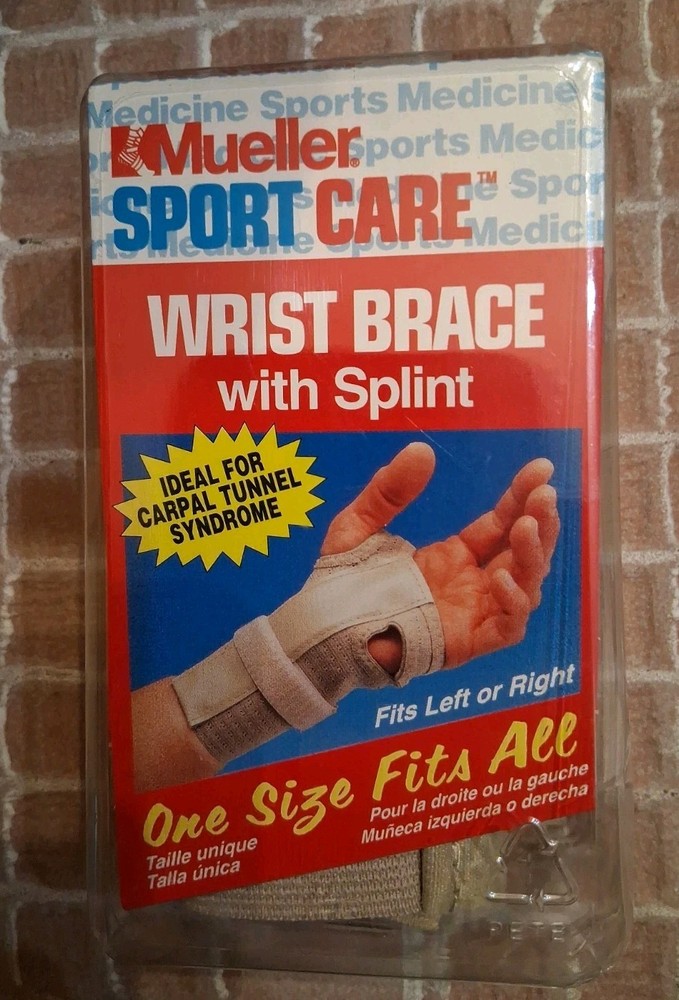 Mueller Sport Care Wrist Brace With Splint New In Package