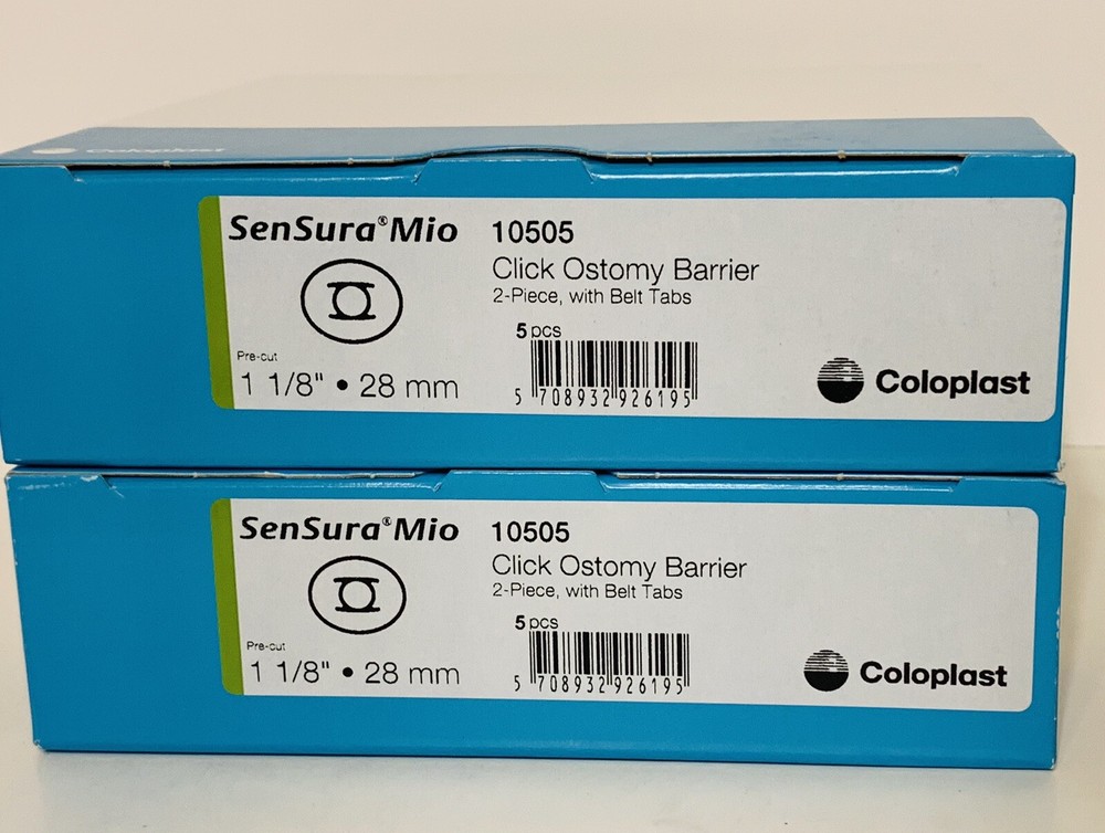 10 Coloplast 10505 SenSura® Mio Click Barrier, opening 1-1/8″ 2BX/5EA Exp2026/11