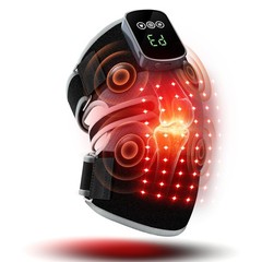 3-in-1 Red Light Therapy Knee Brace, 240 LEDs, Infrared Heat & Vibration Massage