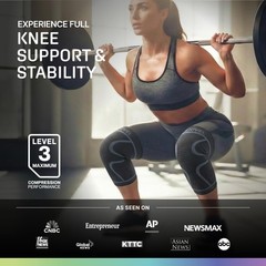2 Pack Knee Brace for Women & Men – Knee Support for Walking, Knee Compressio…