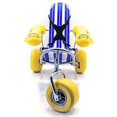 Waterwheels Floating Beach Pool Sand Balloon Wheelchair