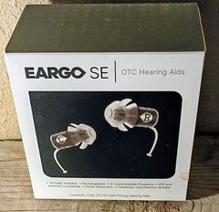 EARGO SE OTC Self-Fitting Hearing Aids Open Box