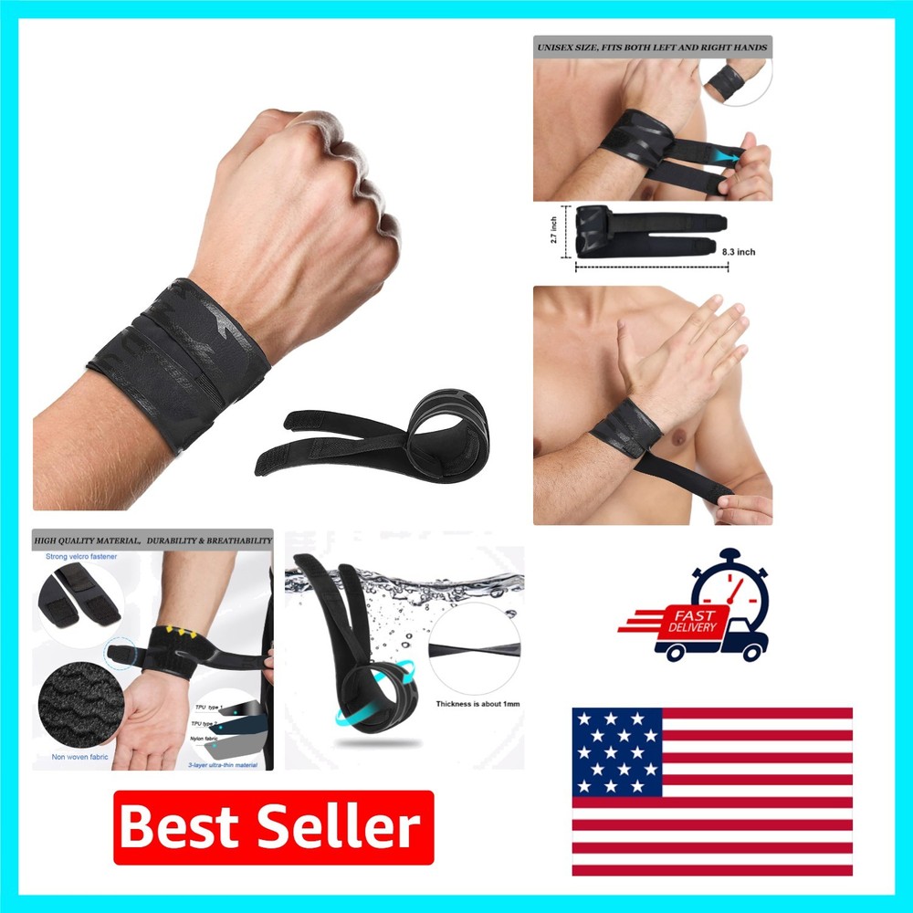 Weightlifting Wrist Wraps – Ultra-Thin, Comfortable Wrist Support for Athletes