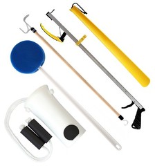 RMS 5-Piece Premium Hip Kit, Knee Replacement Kit (32 or 26 inches Reacher)