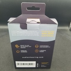 Audien Hearing Atom ONE Rechargeable OTC Hearing Aids (New Opened Box)