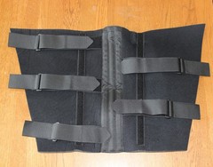 foam leg brace with adjustable straps