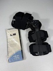 Vive ROM Knee Brace Adjustable Hinged Support Rehab Immobilizer w/ Sleeve