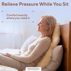 Large Medical Sheepskin 25″x41″ – Bedsores, Breathable, Oeko-Tex Certified