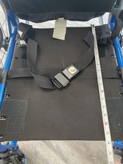 Ki Mobility Catalyst 5Vx Wheelchair Seat 15.5” W x 18” D – Blue, Flat Free Tires