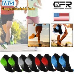 Ankle High Compression Socks Arch Running Support Plantar Fasciitis Men Women US