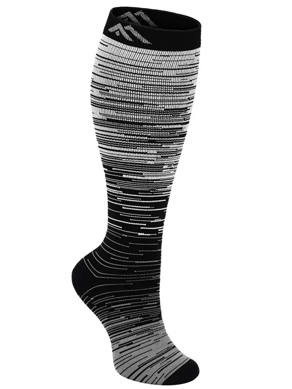 Fuelmefoot FMF Grey Gradient Compression Socks L/XL (20-30mmHg) NEW