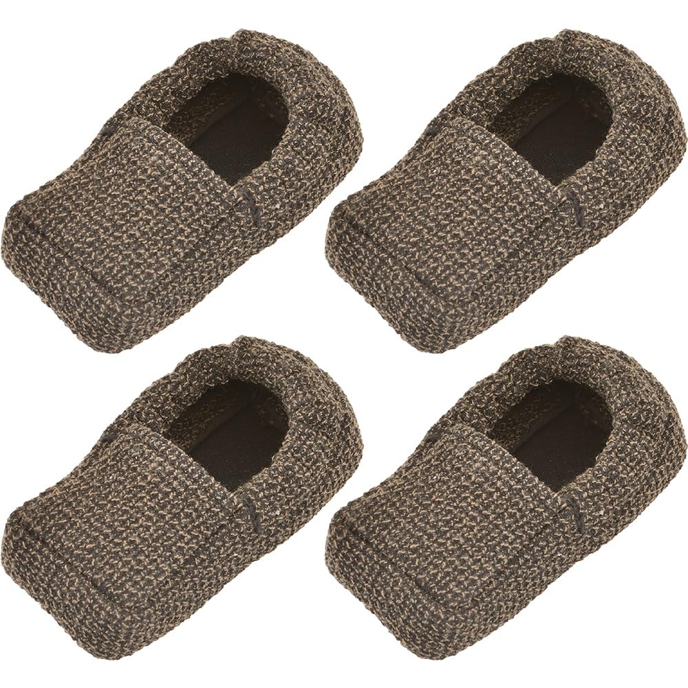 4 Pcs Heavy Duty Walker Ski Glide Covers Replacement for Indoor Outdoor