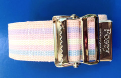 POSEY Womens PhysTherapy PinkStripeBelt 52in L x 2inW Gait,Walking,Transfer NEW