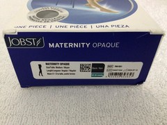 Jobst Maternity Opaque Medium Regular Closed Toe Black 20-30 mmHg READ