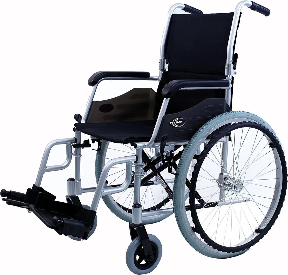Karman LT-980-SI 24 Pound Ultra Lightweight Wheelchair, Silver,16x18x19 Inch…
