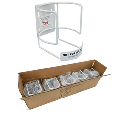 PDI Q51510 Sani-Bracket Large/Extra Large Canister Wall Brackets Case of 10