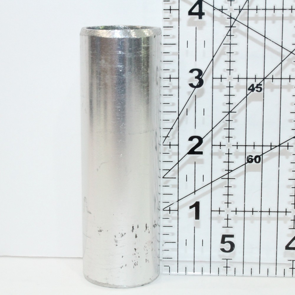 PROSTHETIC Silver Aluminum 30mm Foot Pylon Adapter Tube Length: 3.75″ / 95mm