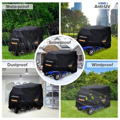 Upgraded Mobility Scooter Storage Coversrimmit Heavy Duty 420D Oxford Fabric