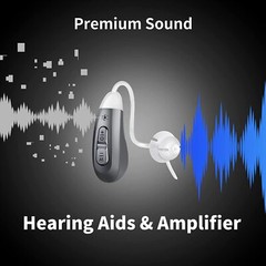 Rechargeable Hearing Aids Noise Reduction BTE Digital Hearing Amplifier USA
