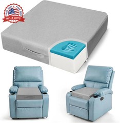 20x20x5inch Gel Memory Foam Recliner Cushions for Elderly Dual-Layer Gel Memory