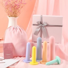 Geiserailie 6 Pcs Silicone Fitness and Exerciser Set for Kegel Exercises with