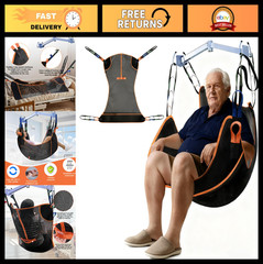 Universal Full Body Patient Lift Sling – Padded Transfer Aid for Elderly & Disab