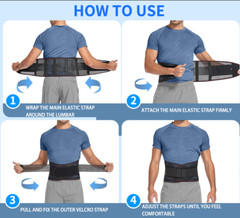 Back Brace Herniated Disc Lumbar Support Belts Lower Pain Support Relief Girdle